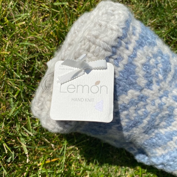 💥HOST PICK💥Lemon Cozy Hand Knit Reading Socks - Picture 4 of 7